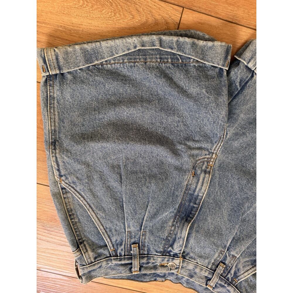 Vintage Bill Bass Ultra High Rise Mom Jean Early 90s Denim Jean Shorts Medium - Picture 4 of 12